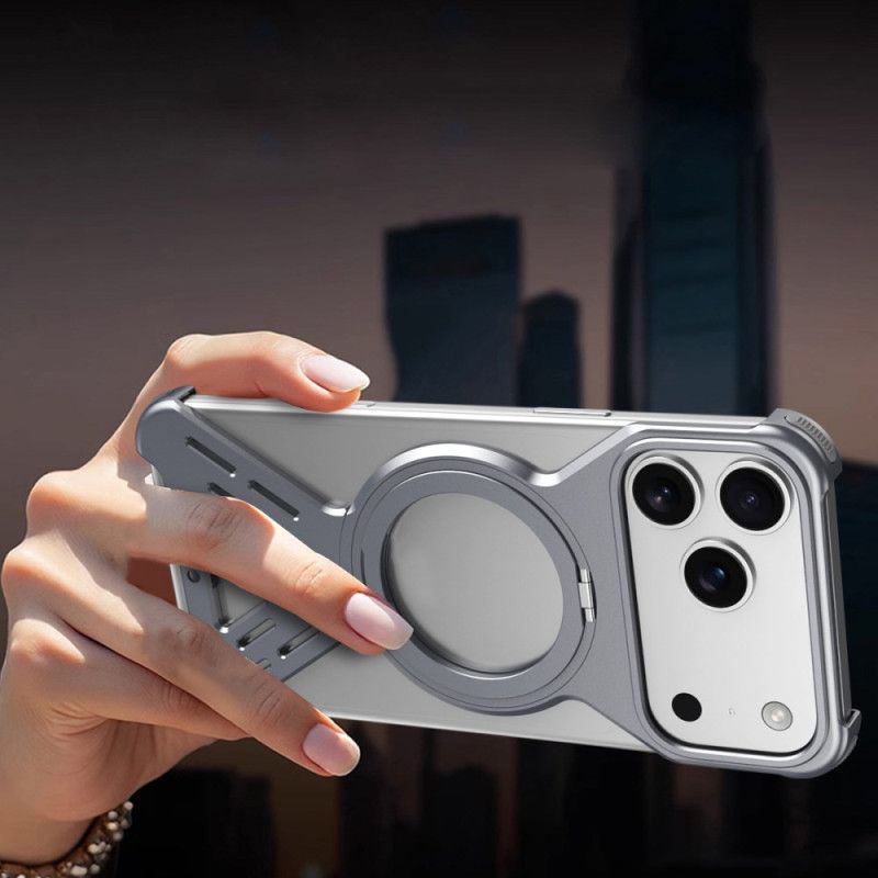 Cover iPhone 17 Pro Magsafe Bumper Med Roterende Stativ