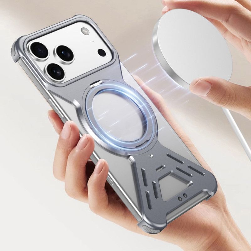 Cover iPhone 17 Pro Magsafe Bumper Med Roterende Stativ