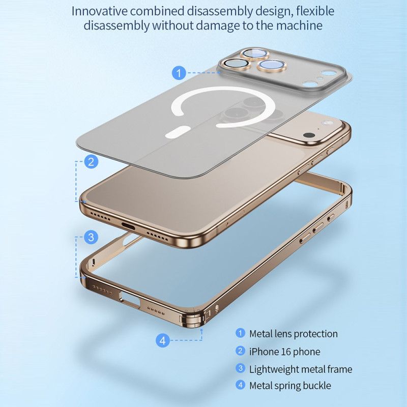 Cover iPhone 17 Pro Magsafe Kompatibel Med Sikkerhedslås