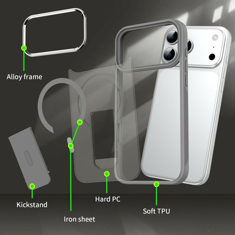 Cover iPhone 17 Pro Magsafe-kompatibel Med Stativ