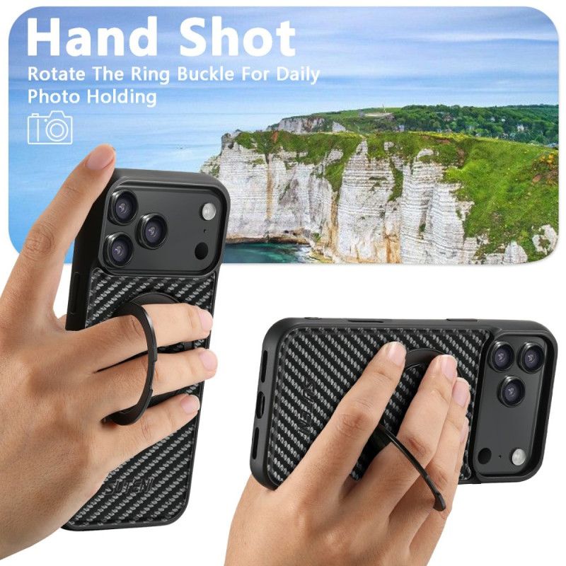 Cover iPhone 17 Pro Magsafe Roterende Montering Og Kulfiber