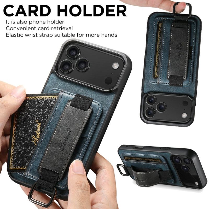 Cover iPhone 17 Pro Med Kortholder I Retrodesign