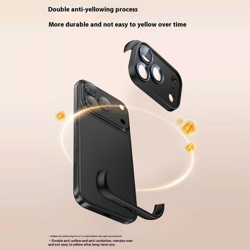 Cover iPhone 17 Pro Rammeløs Med Hjørnebeskyttelse Og Integreret Linse