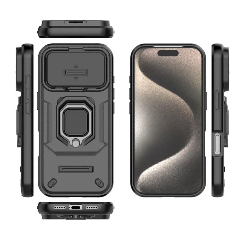 Cover iPhone 17 Pro Ringetui Med Linsebeskytter