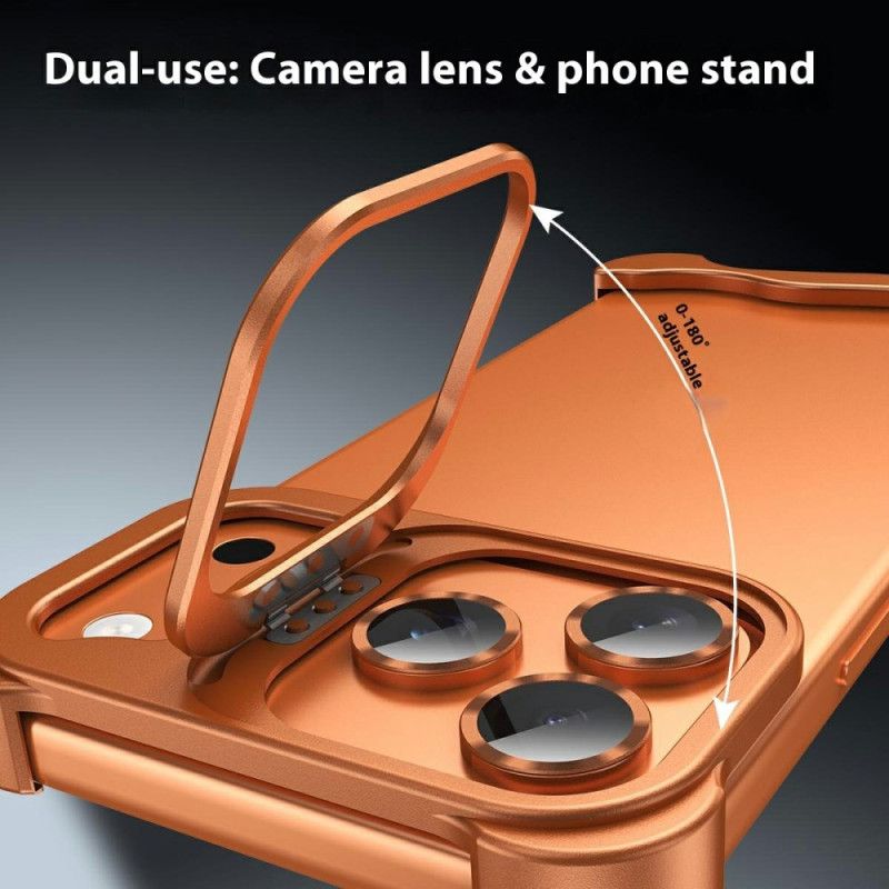 Cover iPhone 17 Pro Telefon Etui Bumper Med Stativ Og Linsebeskytter