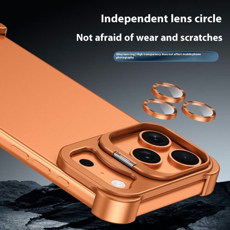 Cover iPhone 17 Pro Telefon Etui Bumper Med Stativ Og Linsebeskytter