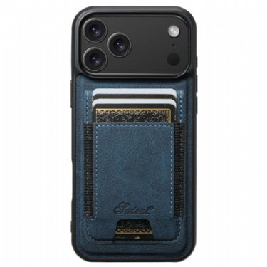 Cover iPhone 17 Pro Telefon Etui Magsafe 2-i-1 Aftagelig Kortholder