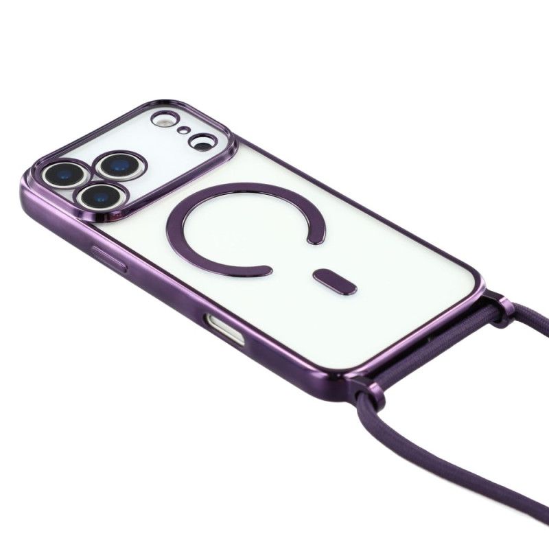 Cover iPhone 17 Pro Telefon Etui Magsafe-kompatibel Klar Ledning