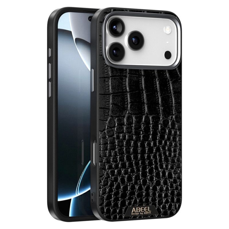 Cover iPhone 17 Pro Telefon Etui Magsafe-kompatibel Krokodilleeffekt Abeel