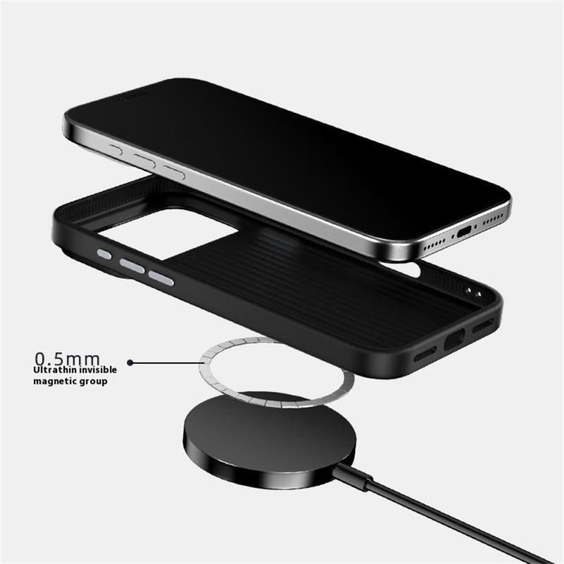 Cover iPhone 17 Pro Telefon Etui Magsafe-kompatibel Krokodilleeffekt Abeel