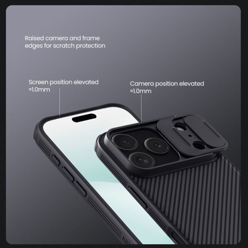 Cover iPhone 17 Pro Telefon Etui Magsafe Og Glidende Kameradæksel Nillkin