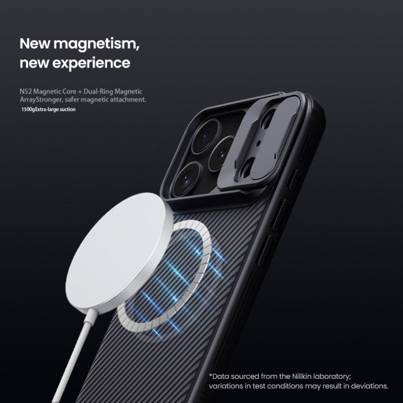 Cover iPhone 17 Pro Telefon Etui Magsafe Og Glidende Kameradæksel Nillkin