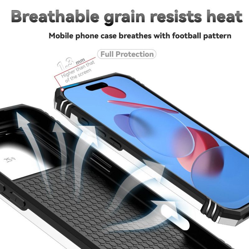 Cover iPhone 17 Pro Telefon Etui Robust Med Linsebeskytter Og Stativ