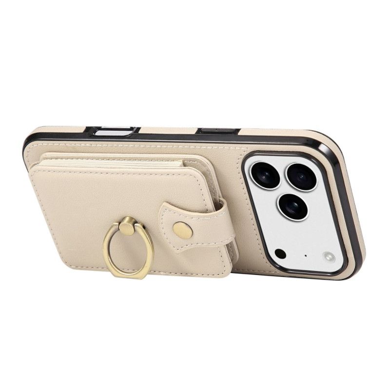 Cover Til iPhone 17 Pro Kortholder Til Flere Kort Og Skulderrem