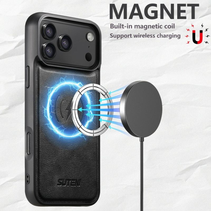 Cover Til iPhone 17 Pro Magsafe-kompatibel Vintage Leather Effect