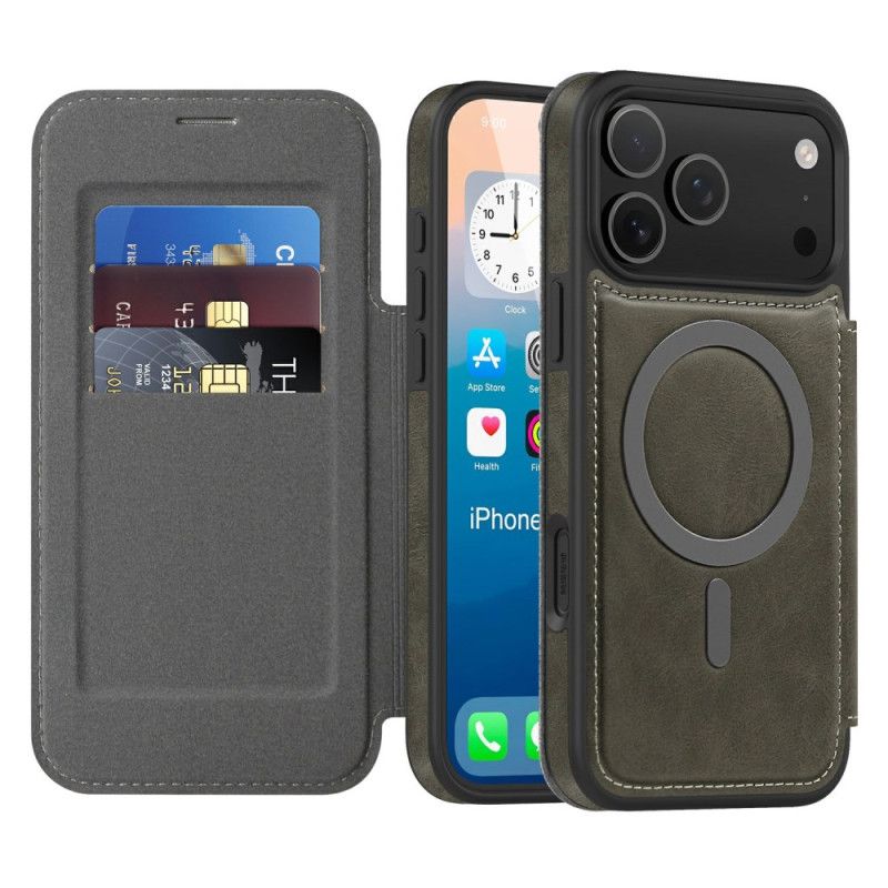 Flip Cover iPhone 17 Pro Magsafe-kompatibel Rfid-kortholder