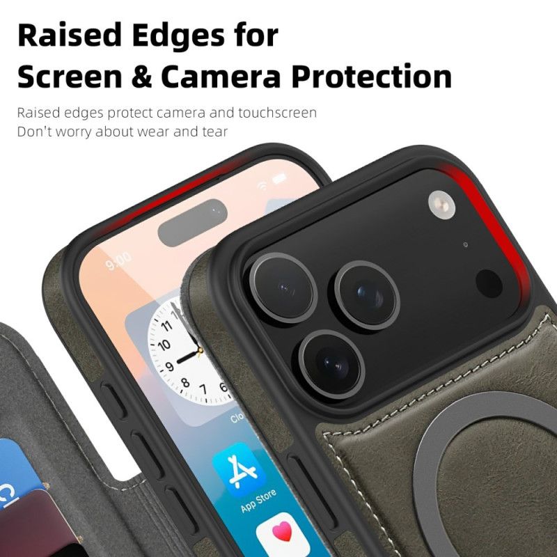 Flip Cover iPhone 17 Pro Magsafe-kompatibel Rfid-kortholder