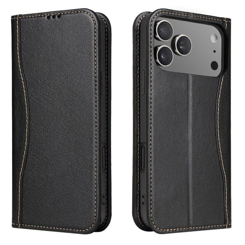 Flip Cover iPhone 17 Pro Premium Læderdesign
