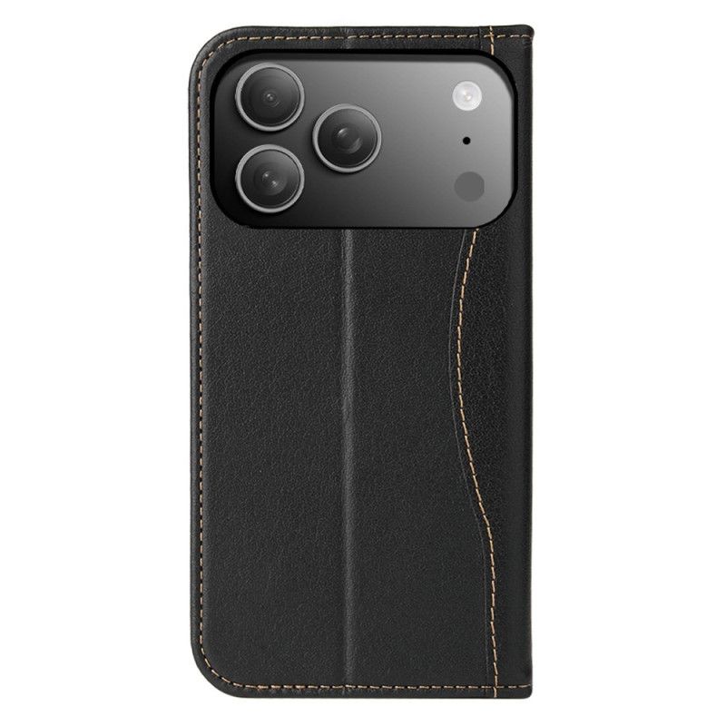 Flip Cover iPhone 17 Pro Premium Læderdesign