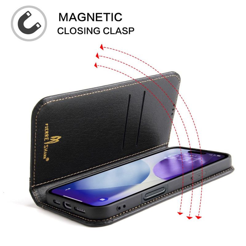 Flip Cover iPhone 17 Pro Premium Læderdesign