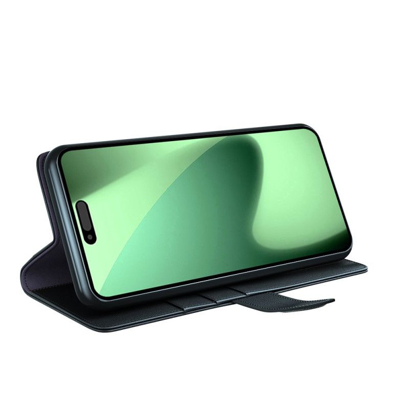 Flip Cover iPhone 17 Pro Pung I Ægte Læder