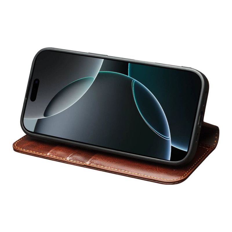 Flip Cover iPhone 17 Pro Vintage Qialino