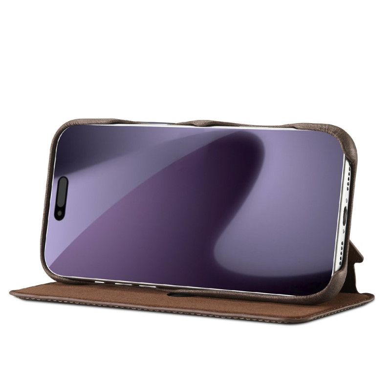 Læder Cover iPhone 17 Pro Telefon Etui Lc.imeeke