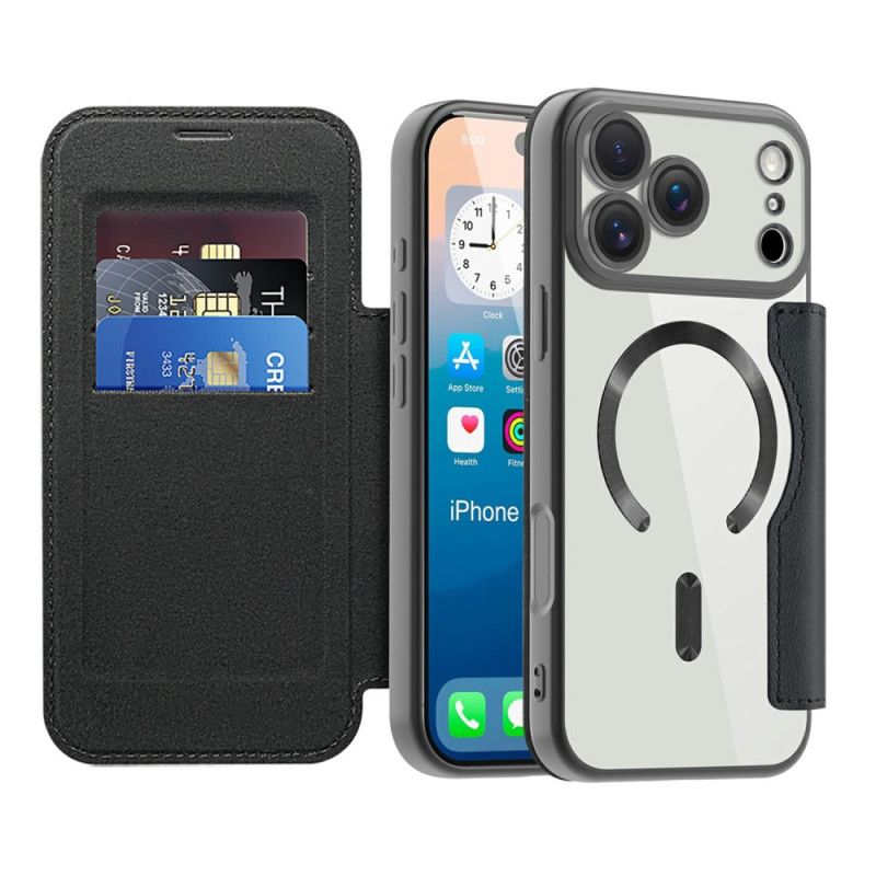 Læder Cover iPhone 17 Pro Telefon Etui Magsafe-kompatibelt Quiltet