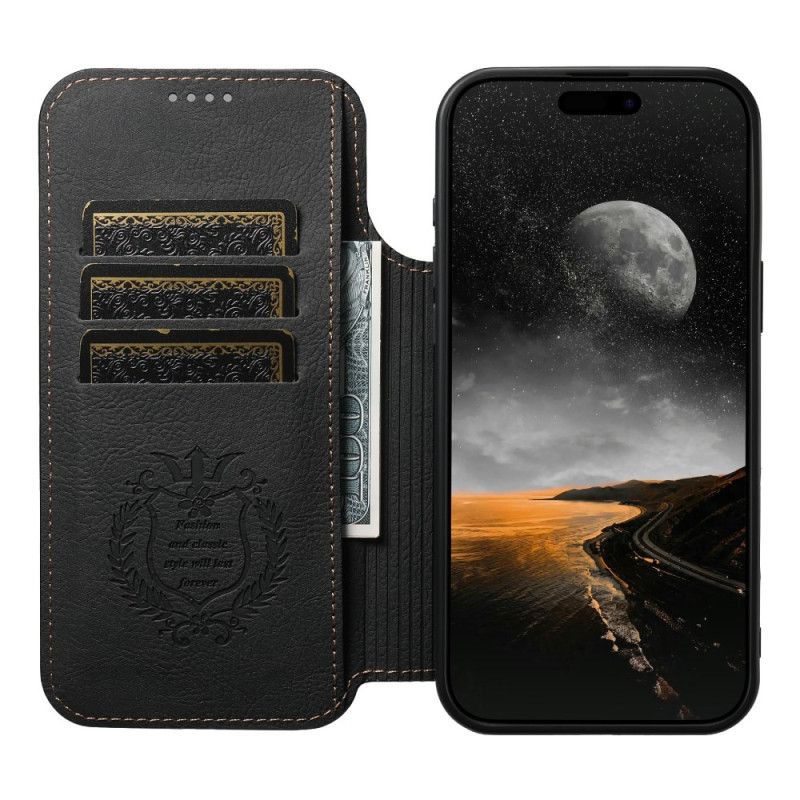 Læder Cover iPhone 17 Pro Telefon Etui Magsafe-kompatibelt Vintagedesign