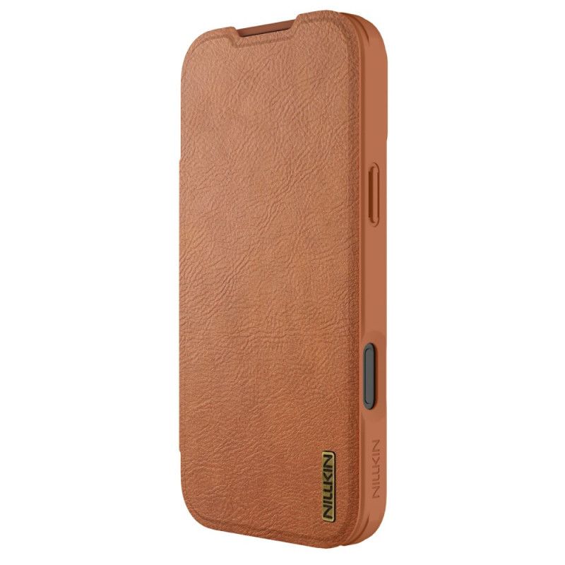 Læder Cover iPhone 17 Pro Telefon Etui Qin Pro-serien Nillkin