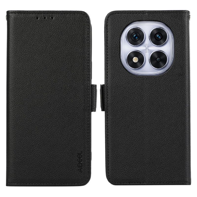 Cover Til Xiaomi Redmi Note 14 Pro 4g Abeel Læder Effekt