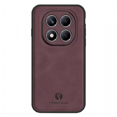 Cover Til Xiaomi Redmi Note 14 Pro 4g Annyojo Lædereffekt