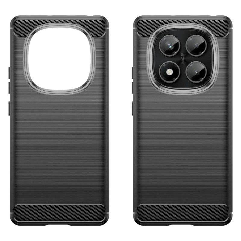 Cover Til Xiaomi Redmi Note 14 Pro 4g Børstet Kulfiber