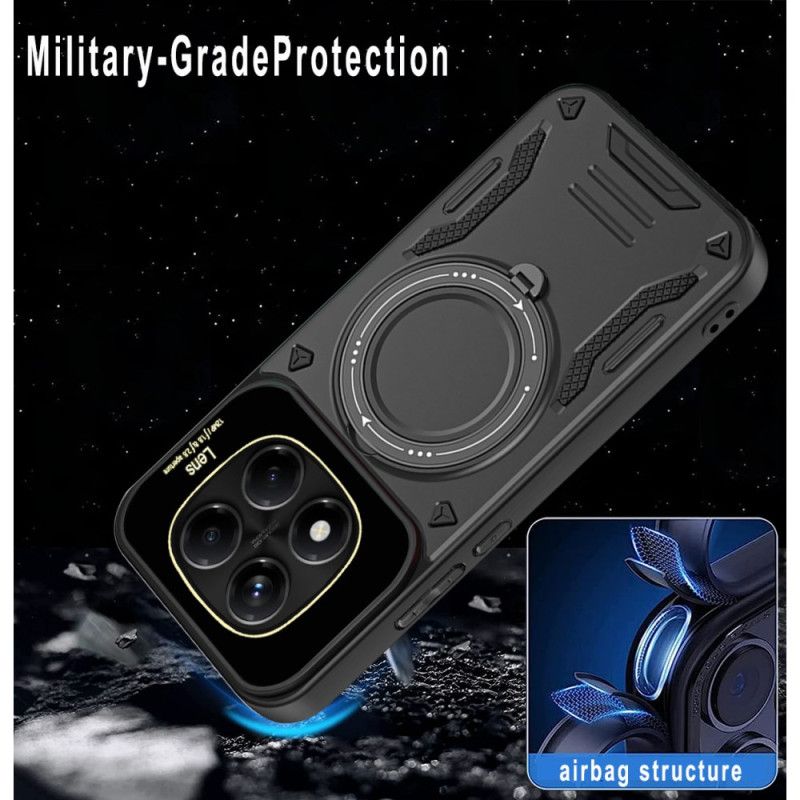 Cover Til Xiaomi Redmi Note 14 Pro 4g Magnetisk Roterende Stativ