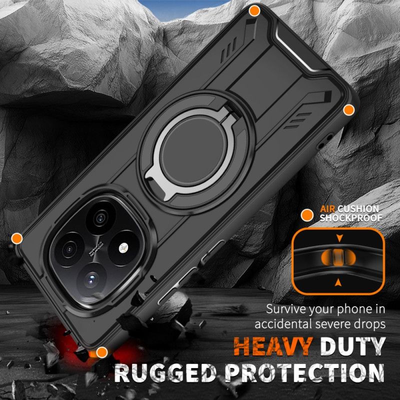 Cover Til Xiaomi Redmi Note 14 Pro 4g Magsafe Kompatibel Med Roterende Stativ