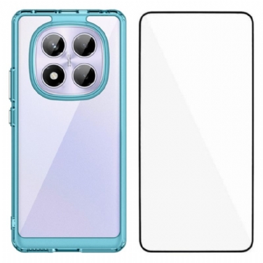 Cover Xiaomi Redmi Note 14 Pro 4g Hybrid Med Hærdet Glasskærmbeskytter