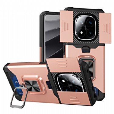 Cover Xiaomi Redmi Note 14 Pro 4g Linsebeskytter Og Kortholder