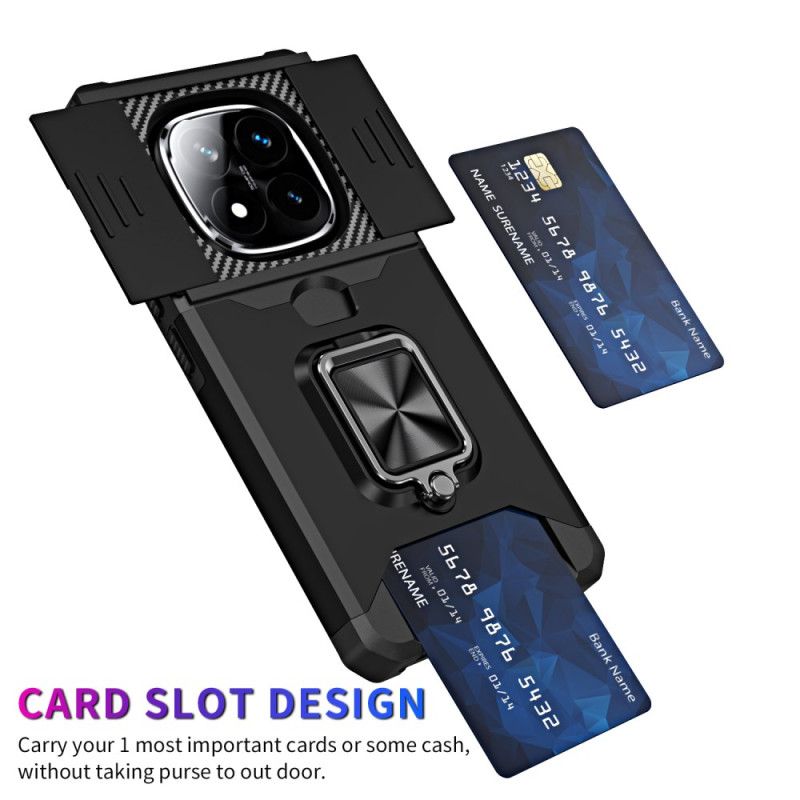 Cover Xiaomi Redmi Note 14 Pro 4g Linsebeskytter Og Kortholder