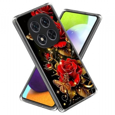 Cover Xiaomi Redmi Note 14 Pro 4g Sommerfugle Og Roser