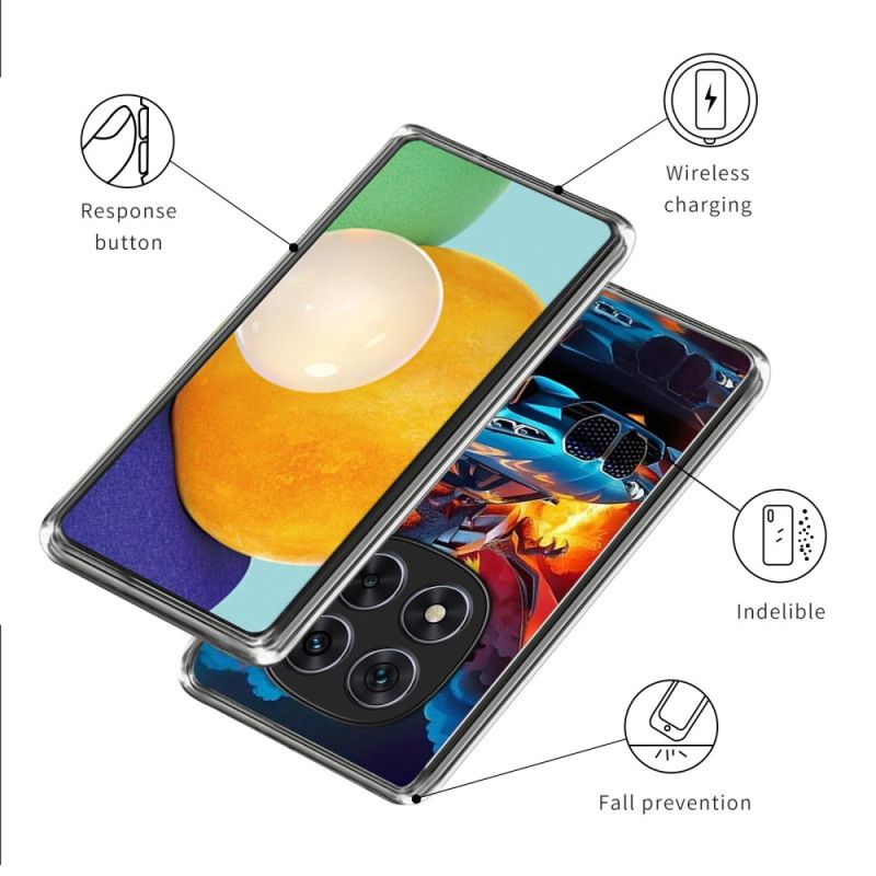 Cover Xiaomi Redmi Note 14 Pro 4g Sportsvogn Og Drage