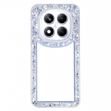 Cover Xiaomi Redmi Note 14 Pro 4g Transparent Med Glitterkanter