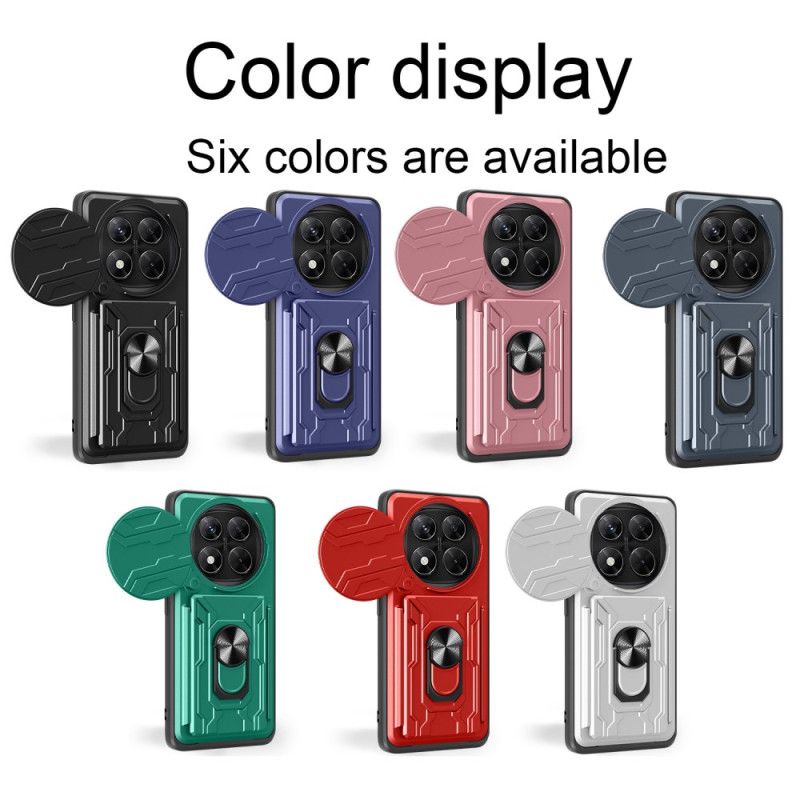 Cover Xiaomi Redmi Note 14 Pro 4g Ultra-resistent Med Stativ Og Linsebeskytter