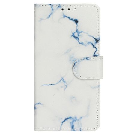 Flip Cover Til Xiaomi Redmi Note 14 Pro 4g Hvidt Marmormønster