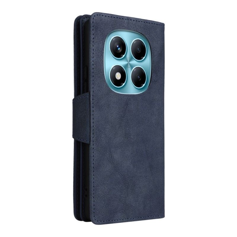 Flip Cover Til Xiaomi Redmi Note 14 Pro 4g Lynlåspung Med Rem