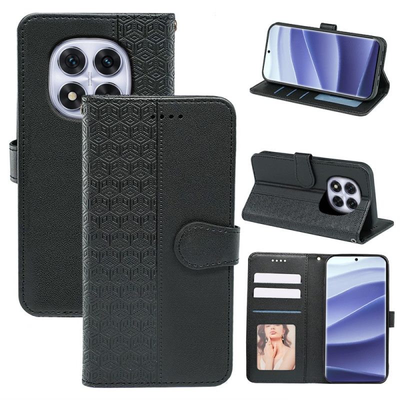 Flip Cover Til Xiaomi Redmi Note 14 Pro 4g Terningkant Og Rem