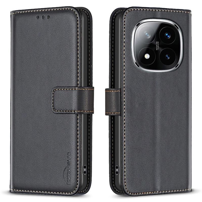 Flip Cover Xiaomi Redmi Note 14 Pro 4g Klassisk Binfen-farve