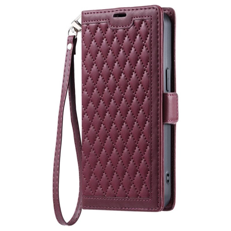 Flip Cover Xiaomi Redmi Note 14 Pro 4g Quiltet Med Rem