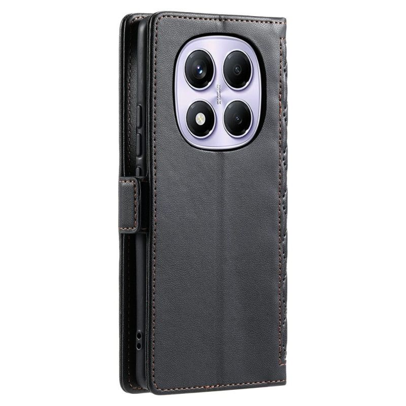 Flip Cover Xiaomi Redmi Note 14 Pro 4g Quiltet Med Rem