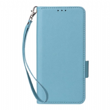 Flip Cover Xiaomi Redmi Note 14 Pro 4g Rem I Litchi-imiteret Læder