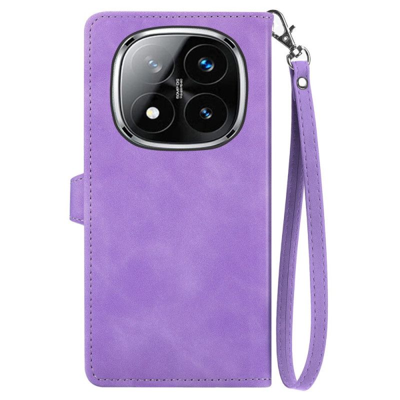 Flip Cover Xiaomi Redmi Note 14 Pro 4g Ruskindsblonde Effekt